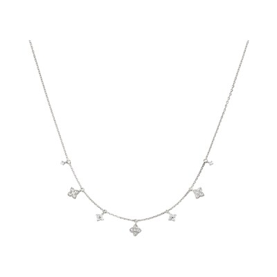 Collier Agatha Beloved en argent et oxyde de zirconium