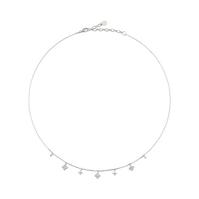 Collier Agatha Beloved en argent et oxyde de zirconium