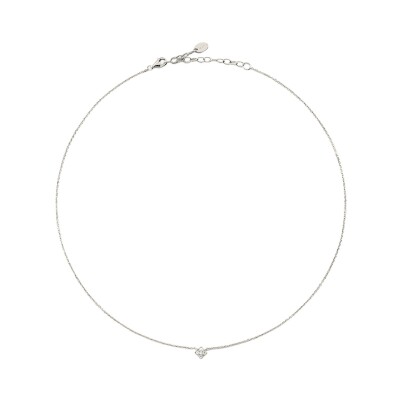 Collier Agatha Beloved en argent et oxyde de zirconium