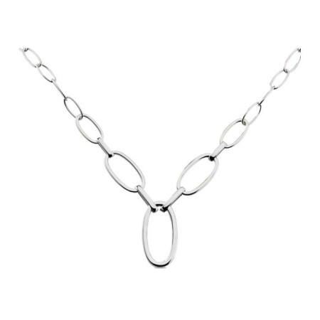 Collier Agatha Chain en laiton et oxyde de zirconium