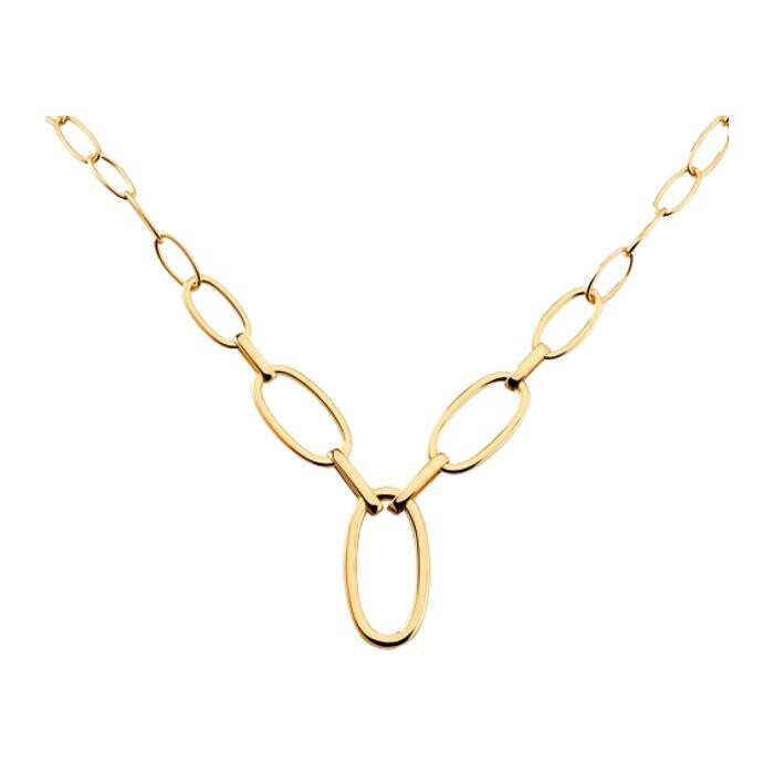 Collier Agatha Chain en laiton et oxyde de zirconium