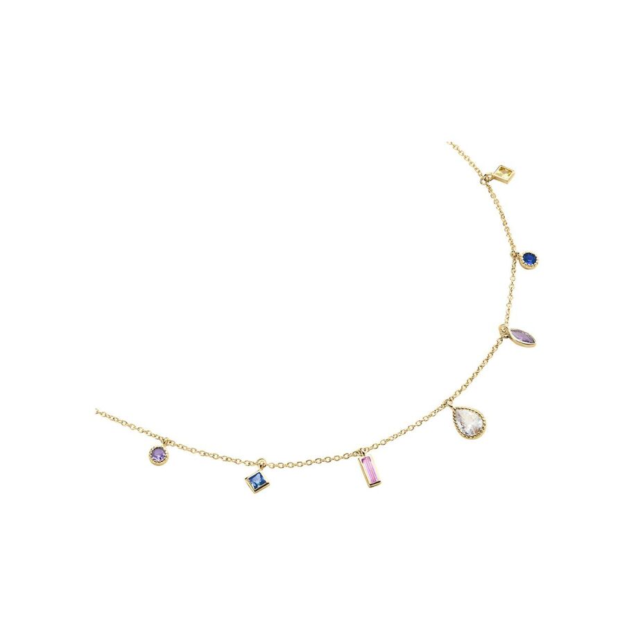 Collier Agatha RAINBOW en argent doré