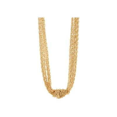 Collier Agatha Solferino en laiton