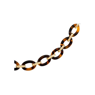 Collier Agatha Aria en laiton