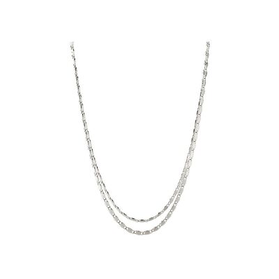Collier Agatha Jussieu en laiton rhodié
