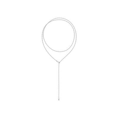 Collier Agatha Jussieu en laiton rhodié