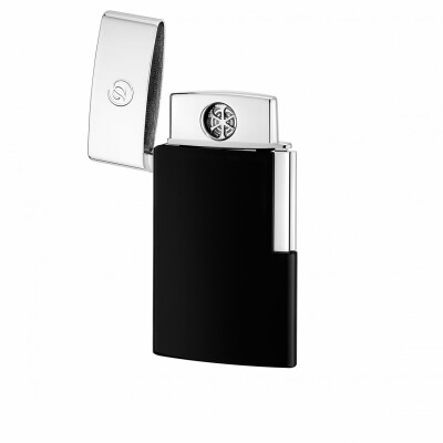 Briquet S.T. Dupont E-Slim noir-chrome