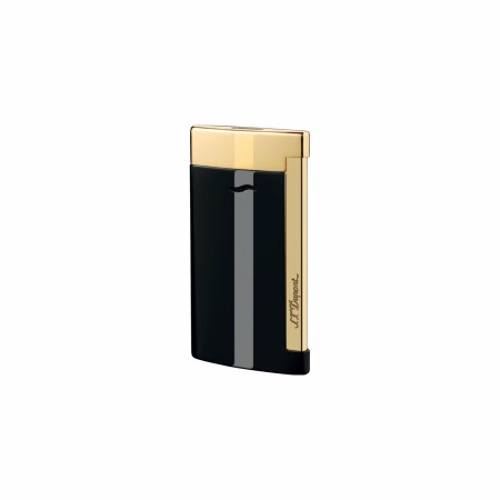 Briquet S.T. Dupont Slim 7 finition noir et doré