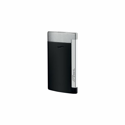 Briquet S.T. Dupont Slim 7 finition noir mat et chrome brossé