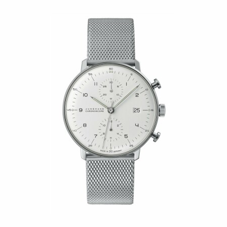 Junghans Max Bill Chronoscope 027/4003.46 watch