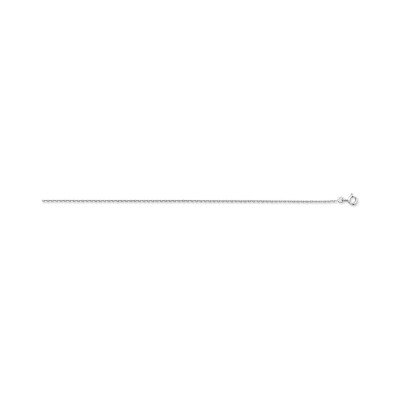 Collier en or blanc, 40cm