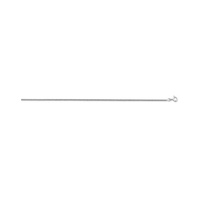 Collier en or blanc, 40cm
