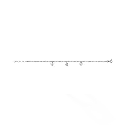 Bracelet argent massif fil ruban 4mm de largeur