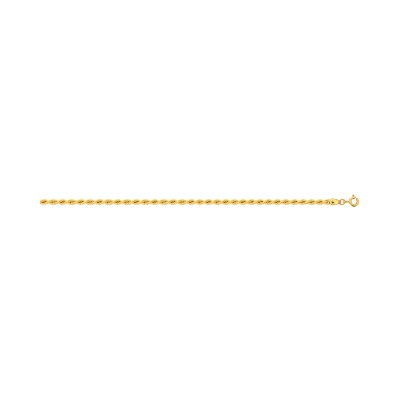 Collier en or jaune, 45cm