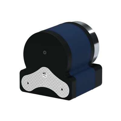 Remontoir pour montre automatique Scatola del Tempo Rotor One en cuir bleu de minuit
