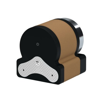 Remontoir pour montre automatique Scatola del Tempo Rotor One en cuir châtaigne
