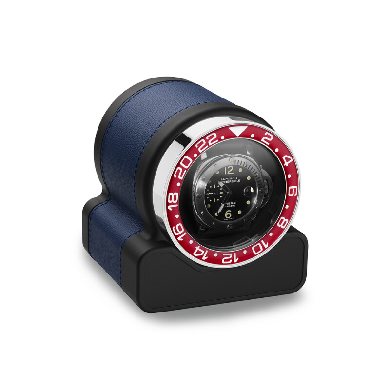 Remontoir de montre Scatola del Tempo Rotor One Sport bleu + rouge