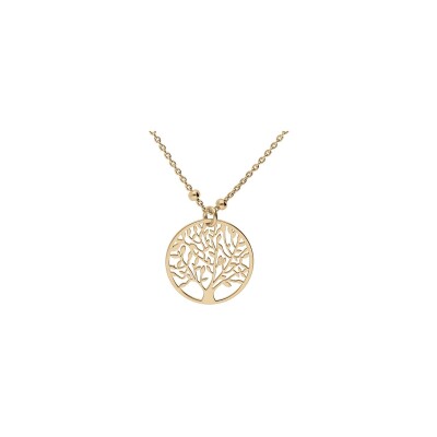 Collier Arbre de vie en argent doré