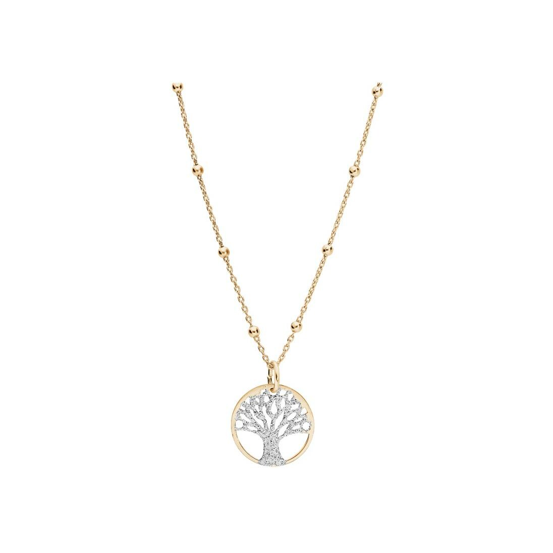 Collier arbre de vie en argent doré