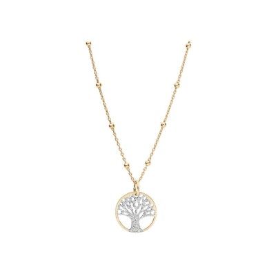 Collier arbre de vie en argent doré