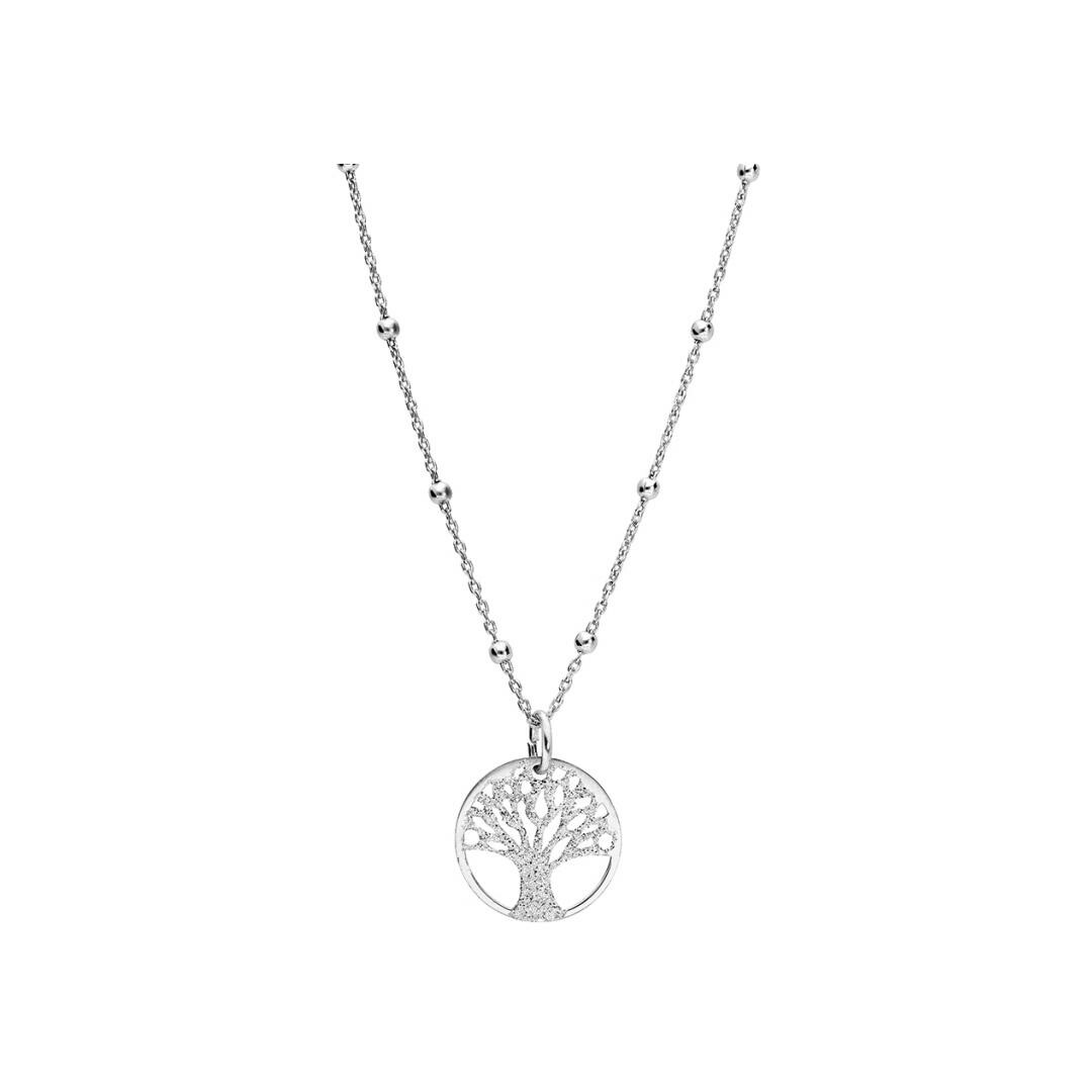 Collier arbre de vie en argent rhodié