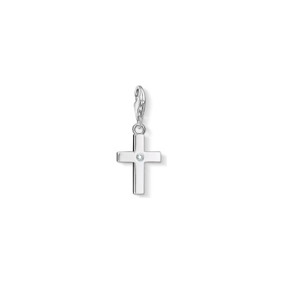 Pendentif Thomas Sabo Charm Club en argent et oxyde de zirconium