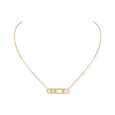 Collier Messika Move Classique en or jaune et diamants