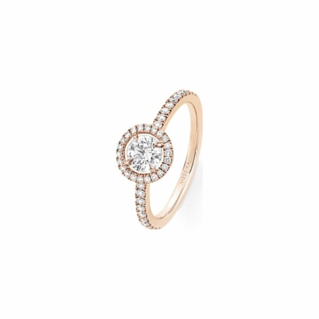 Bague Messika Joy en or rose et diamants