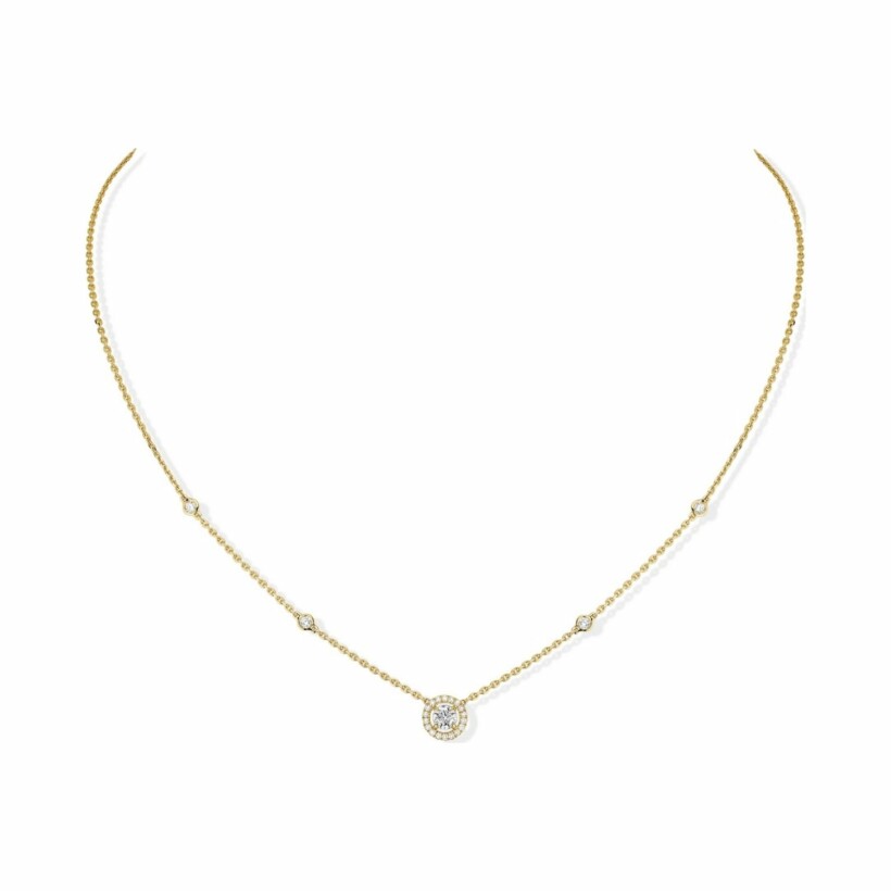 Collier Messika Joy en or jaune et diamants