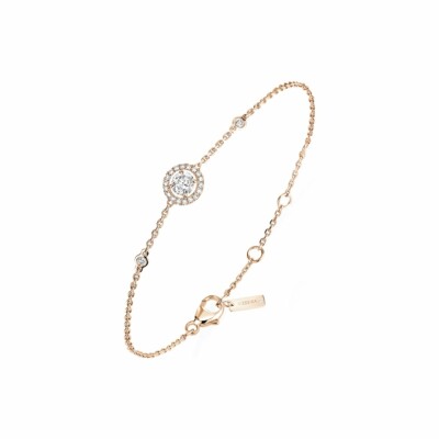 Bracelet Messika Joy en or rose et diamants