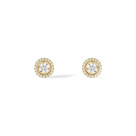 Boucles d'oreilles Messika Joy en or jaune et diamants