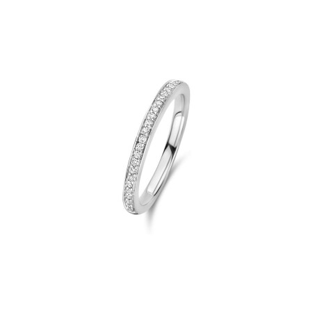 Bague One More Ischia Basics en or blanc et diamants