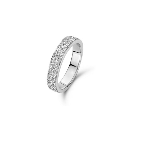 Bague One More Ischia Basic en or blanc et diamants