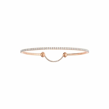 Bracelet Messika Skinny en or rose et diamants