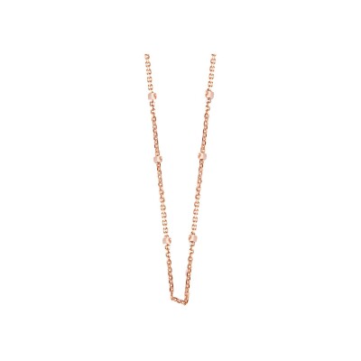 Collier One More Ischia Basic en or rose, 50cm
