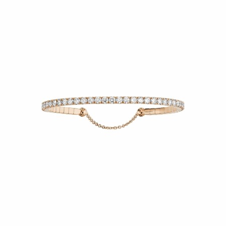 Bracelet Messika Skinny en or rose et diamants