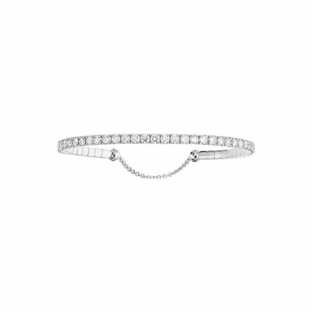 Bracelet Messika Skinny en or blanc et diamants