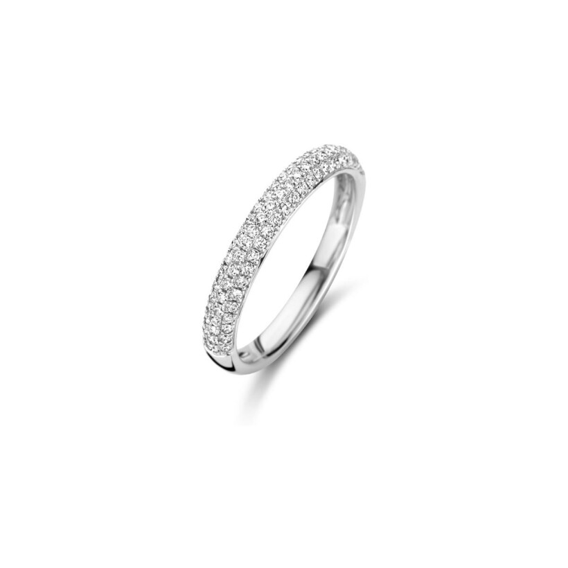 Bague One More Ischia Basic en or blanc et diamants