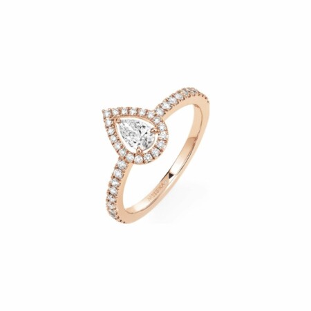 Bague Messika Joy en or rose et diamants