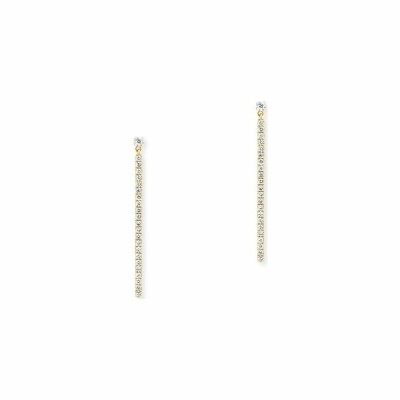 Messika Gatsby Drop earrings, yellow gold, diamonds