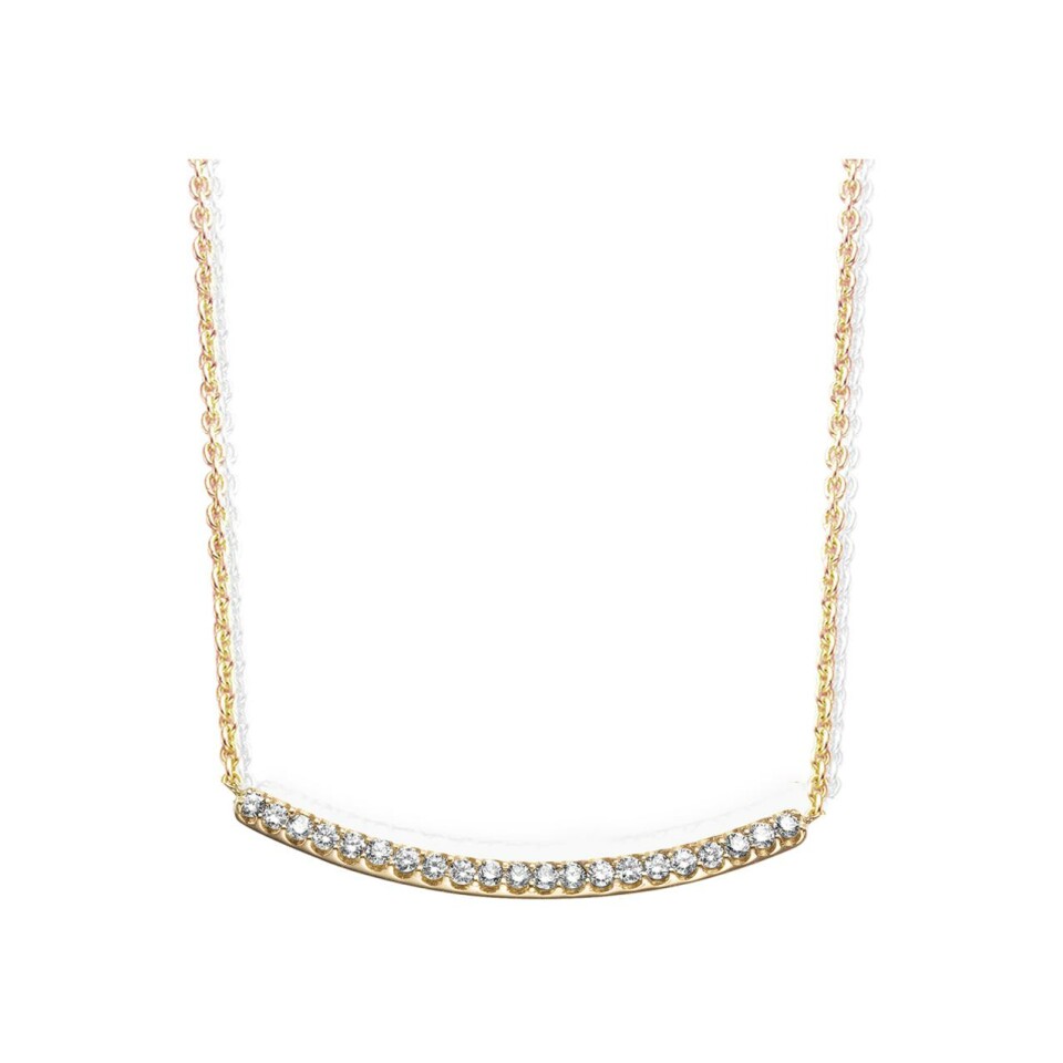 Collier One More Ischia Basic en or jaune et diamants