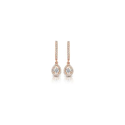 Boucles d'oreilles One More Salina en or rose et diamants