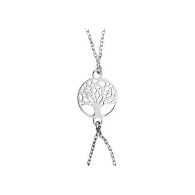 Parure  de main arbre de vie en argent rhodié
