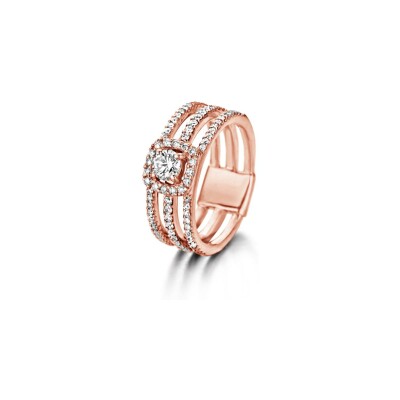 Bague One More Salina en or rose et diamants