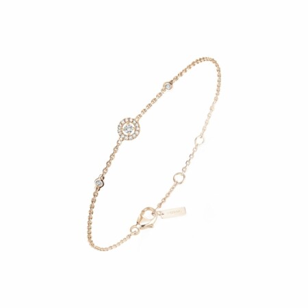 Messika Joy XS bracelet, rose gold, diamonds