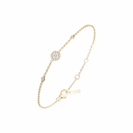 Messika Joy XS bracelet, yellow gold, diamonds