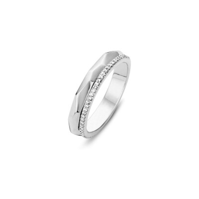 Bague One More Ischia en or blanc et diamants