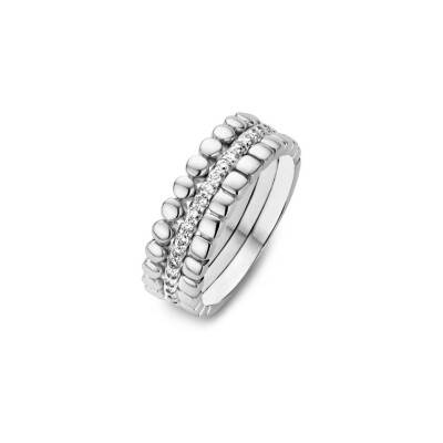 Bague One More Ischia en or blanc et diamants