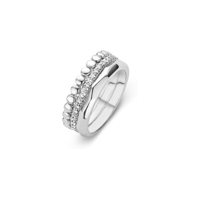 Bague One More Ischia en or blanc et diamants