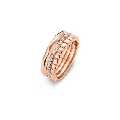 Bague One More Ischia en or rose et diamants